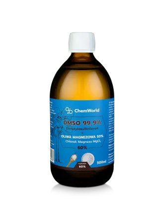 DMSO z Magnezem ( chlorek ) - roztwór 60% - 500 ml - Niebieska