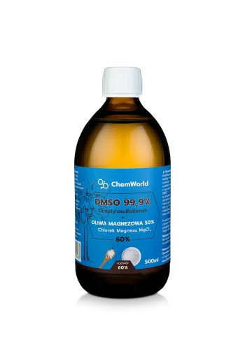 DMSO z Magnezem ( chlorek ) - roztwór 60% - 500 ml - Niebieska