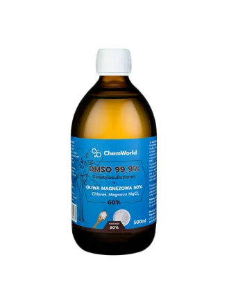 DMSO z Magnezem ( chlorek ) - roztwór 60% - 500 ml - Niebieska